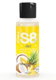 Cumpara ieftin Lubrifiant S8 4-in-1 Dessert, Tropical Pinacolada, Aroma Ananas, comestibil, 125 ml