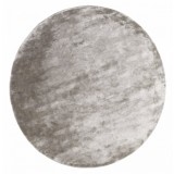 Covor Rotund Premium, Handmade, India, Model DYWAN ARACELIS PALOMA, Gri, Marime 200 x 200 cm, Viscoza, Lucrat Manual, Living, Dormitor, Sufragerie, Bi