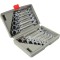Trusa chei combinate cu clichet, 8-19mm, 12 bucati, CrV, Keltin K00106