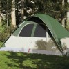 VidaXL Cort de camping cupolă pentru 6 persoane, verde, impermeabil 94555
