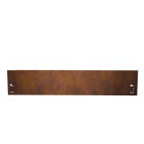 Rasenkante Cortenstahl 120 cm lang, 13,5 - 18,5 cm hoch, Beeteinfassung, Beetumrandung - Metall feuerverzinkt, Breite: 13.5 cm