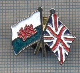 AX 292 INSIGNA- DRAPELELE TARII GALILOR SI MARII BRITANII