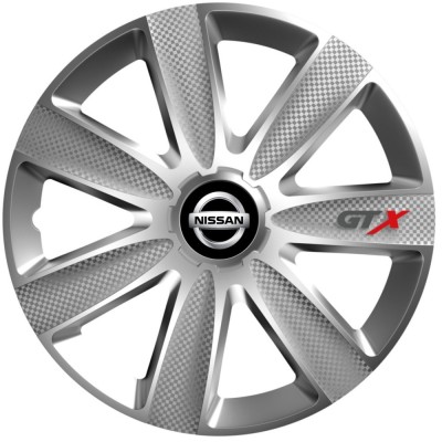 Set 4 Capace Roti GTX Gri R15, Pentru Nissan foto