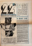 Revista 22 Nr. 14 12 Aprilie 1991 12 Pagini Format 42x30 cm Limba Romana Brosata Carti Bibliofilie