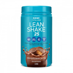 Shake proteic cu aroma de ciocolata si unt de arahide Total Lean Shake 25, 832g, GNC