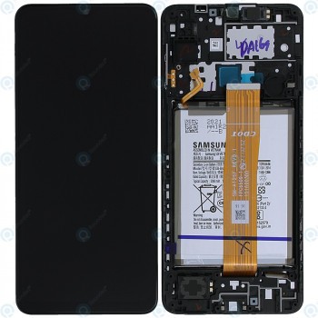 Samsung Galaxy A12 (SM-A125F) Capac frontal al modulului de afișare + LCD + digitizer + baterie GH82-24709A GH82-24708A foto