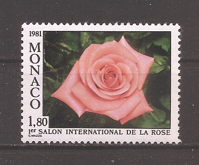 Monaco 1981 - Primul spectacol internațional de trandafiri, Monte Carlo, MNH foto