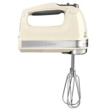 Mixer de mana cu 9 viteze, 85W, Almond Cream - KitchenAid