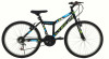 Bicicleta MTB Tec Strong, culoare negru/verde, roata 24&quot;, cadru din otel PB Cod:222437000304