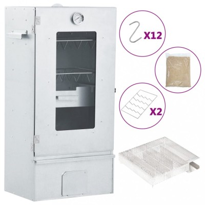 vidaXL Afumătoare cuptor/grătar, generator fum rece, oțel galvanizat 3200763 foto