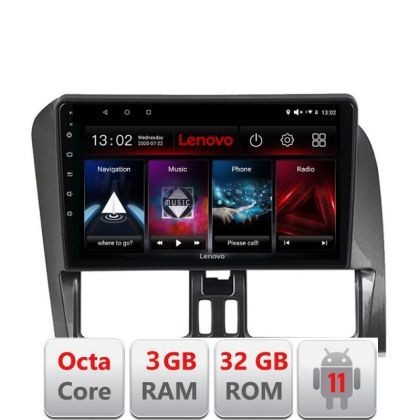Navigatie Volvo XC60 D-272 Lenovo Octa Core cu Android Radio Bluetooth Internet GPS WIFI DSP 3+32 GB 4G KIT-272+EDT-E5 LENOVO LITE CarStore Technology