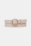 Answear Lab curea de piele femei, culoarea bej