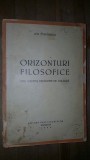Orizonturi filosofice- Ion Zamfirescu