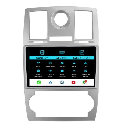 Navigatie Dedicata Chrysler 300C (2004-2008),QuadCore, 9Inch, 4Gb Ram, 64Gb Stocare, Carplay foto