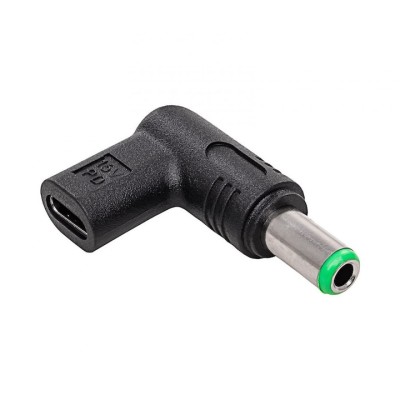 Adaptor pentru laptop, Akyga, USB Type-C, Negru foto