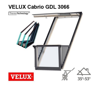 Fereastra Balcon - Velux Cabrio GDL 3066 (Kripton) foto