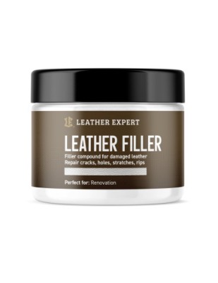 Chit repararea suprafetelor din piele alb LEATHER EXPERT Leather Filler White 50ml foto