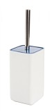 Cumpara ieftin Perie toaleta ceramica alba albastru &Oslash; 9 cm x 31h