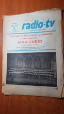 revista radio-tv saptamana 16-22 noiembrie 1980 foto