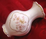 VAZA PORTELAN JAEGER BAVARIA CU DECOR FLORAL 18 CM
