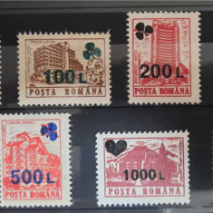 Timbre 1998 Hoteluri si cabane (supratipar inimioara & trifoi), MNH