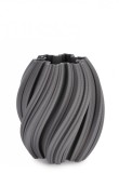 Vaza flori ceramica gri Joleen 19x21 cm