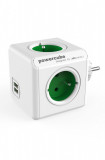 PowerCube Splitter modular PowerCube Original USB GREEN, POWER CUBE