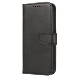 Husa Piele OEM Leather Flip Magnet pentru Samsung Galaxy A72 4G, Neagra