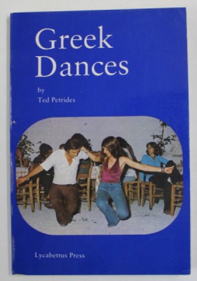 GREEK DANCES by TED PETRIDES , illustrations by NICHOLAS STAVROULAKIS , 1975 foto