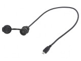 Cablu adaptor USB 2.0 cu capac de protec&Aring;&pound;ie 0,5m IP67