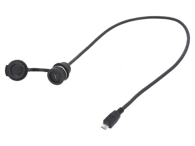 Cablu adaptor USB 2.0 cu capac de protec&Aring;&pound;ie 0,5m IP67