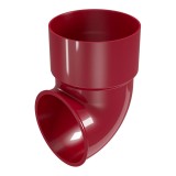 Cot burlan pentru sistem pluvial, Regenau, PVC, bordo, D 100 mm