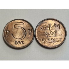Suedia 1972 - 5 ore, circulata