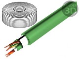 Cablu Electric Cupru PVC Verde 2x2x0,8mm2 și 3x1,5mm2