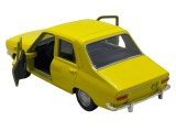 Macheta metal Dacia 1300 galbena scara 1:34 deschide usile fata