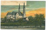 82 - VINGA, Arad, Church, Romania - old postcard - used - 1908, Circulata, Printata