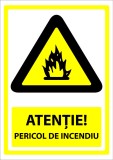 Semn pentru pericol de incendiu