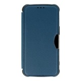 HUSA FLIP CARTE RAZOR CARBON, APPLE IPHONE 14 PRO MAX, BLUE