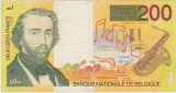 BELGIA 200 FRANCI FRANCS ND (1995) VF