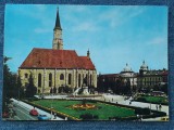 254 Cluj-Napoca - Piata Libertatii / carte postala, Circulata, Fotografie