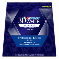 Benzi albire dinți Crest 3D White Whitestrips Professional Effects, 20 plicuri (40 benzi)
