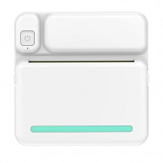 Mini imprimanta termica portabila de buzunar, conectare Android/iOS, cablu USB inclus