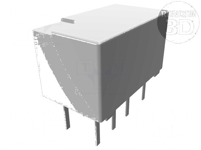 Releu electromagnetic DPDT 24VDC 2A 0,5A/125VAC IM