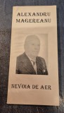 Nevoia de aer Alexandru Mqgereanu cu autograf