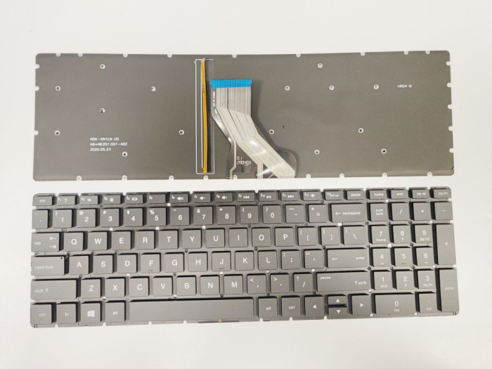 Tastatura compatibila Laptop, HP, Spectre X360 15-DF, 15-CH, iluminata, layout US