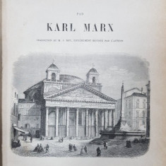 KARL MARX, LE CAPITAL , PARIS 1875