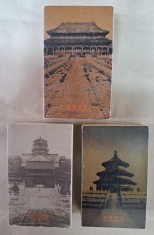 Set de trei albume cărți poștale China (peste 210 buc.) foto