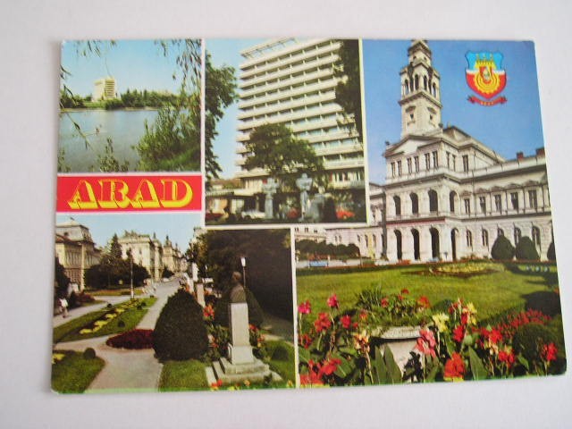QW23 A - Carte postala - tematica turism - vedere - Romania - Arad 1