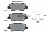 Set placute frana TEXTAR 2533701