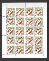 URSS 1966, (blocuri complete de 20 timbre MNH , valoare de catalog 22 euro) foto